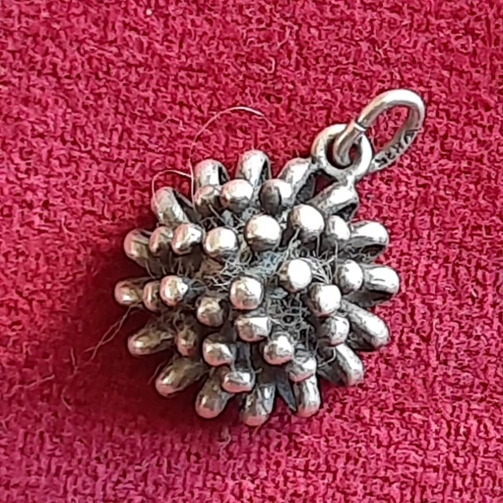 Zilveren SPOETNIK Hanger, Verzenden, Zo goed als nieuw, Zilver, Zilver