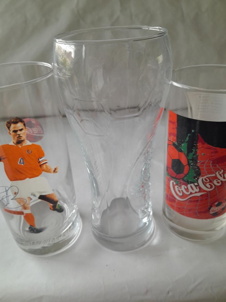 Coca-Cola EK Voetbal Glazen - Vintage Collectie, Ophalen of Verzenden, Gebruikt