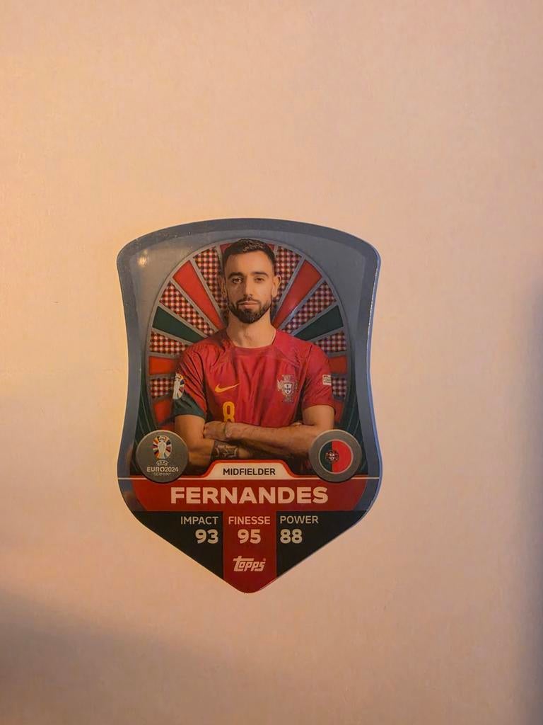 Topps Match Attax UEFA Euro 2024 Fernandes, Ophalen of Verzenden, Nieuw, Plaatje