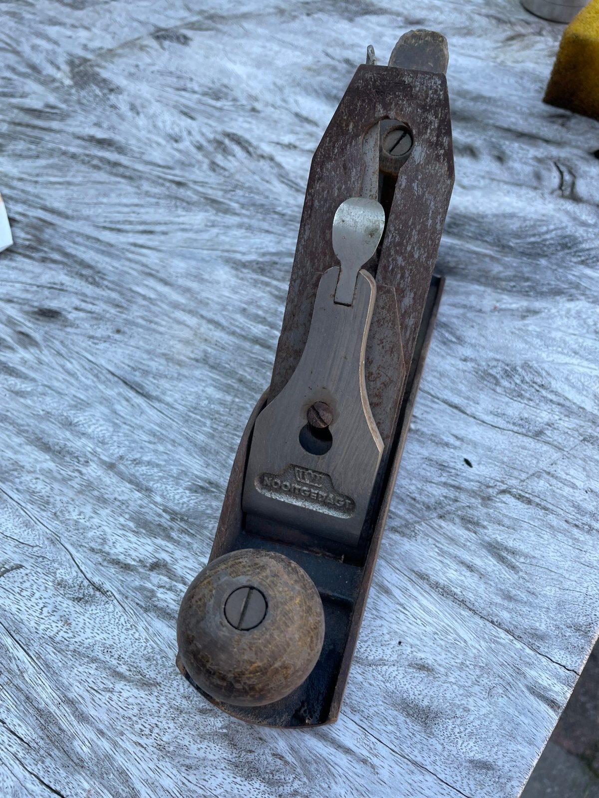 Vintage Nooitgedagt houten handschaaf, Antiek en Kunst, Antiek | Gereedschap en Instrumenten, Ophalen