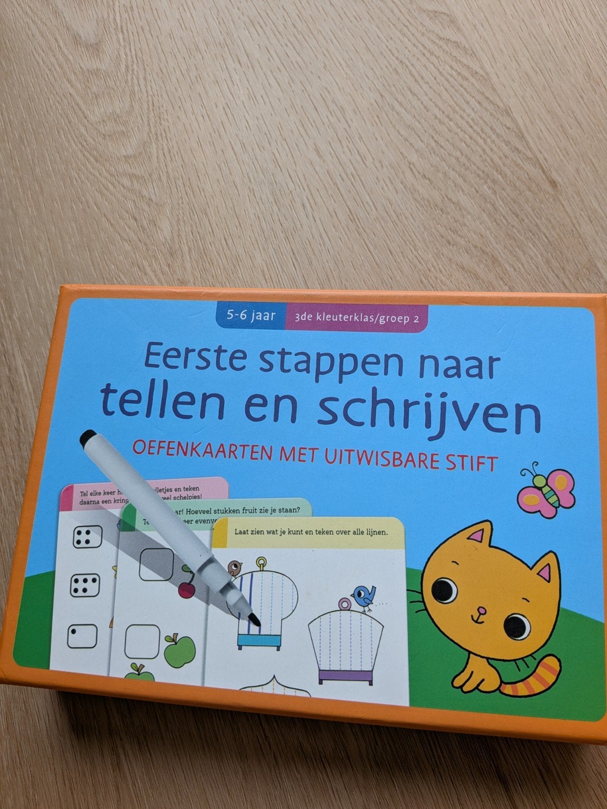 Oefenkaarten tellen en schrijven 5-6 jaar, Ophalen of Verzenden, Nieuw, 3 tot 4 jaar