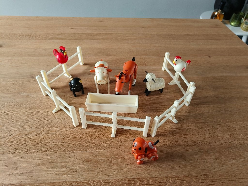Vintage Fisher Price 117 - Boerderijdieren, Kinderen en Baby's, Speelgoed | Fisher-Price, Ophalen of Verzenden, Gebruikt, Speelset