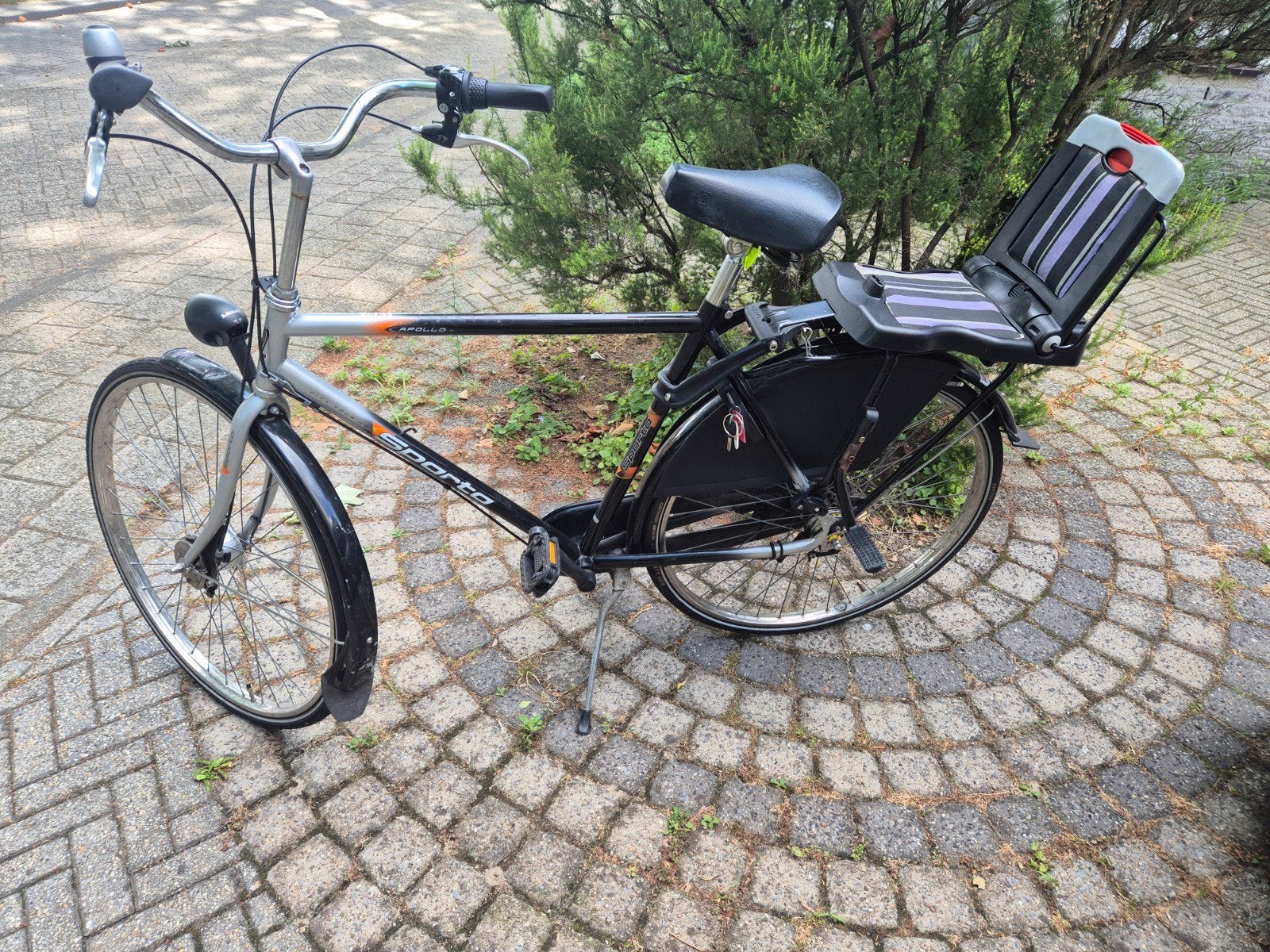 Sparta City Touring fiets met kinderzitje (stuur los), Ophalen, Sparta, Gebruikt, Versnellingen