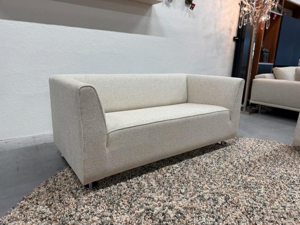 Nieuw Gelderland 4800 2,5 & 2 zits bank Moss Creme stof, 150 tot 200 cm, Ophalen of Verzenden, Rechte bank, Info@gelderlanddesign.com