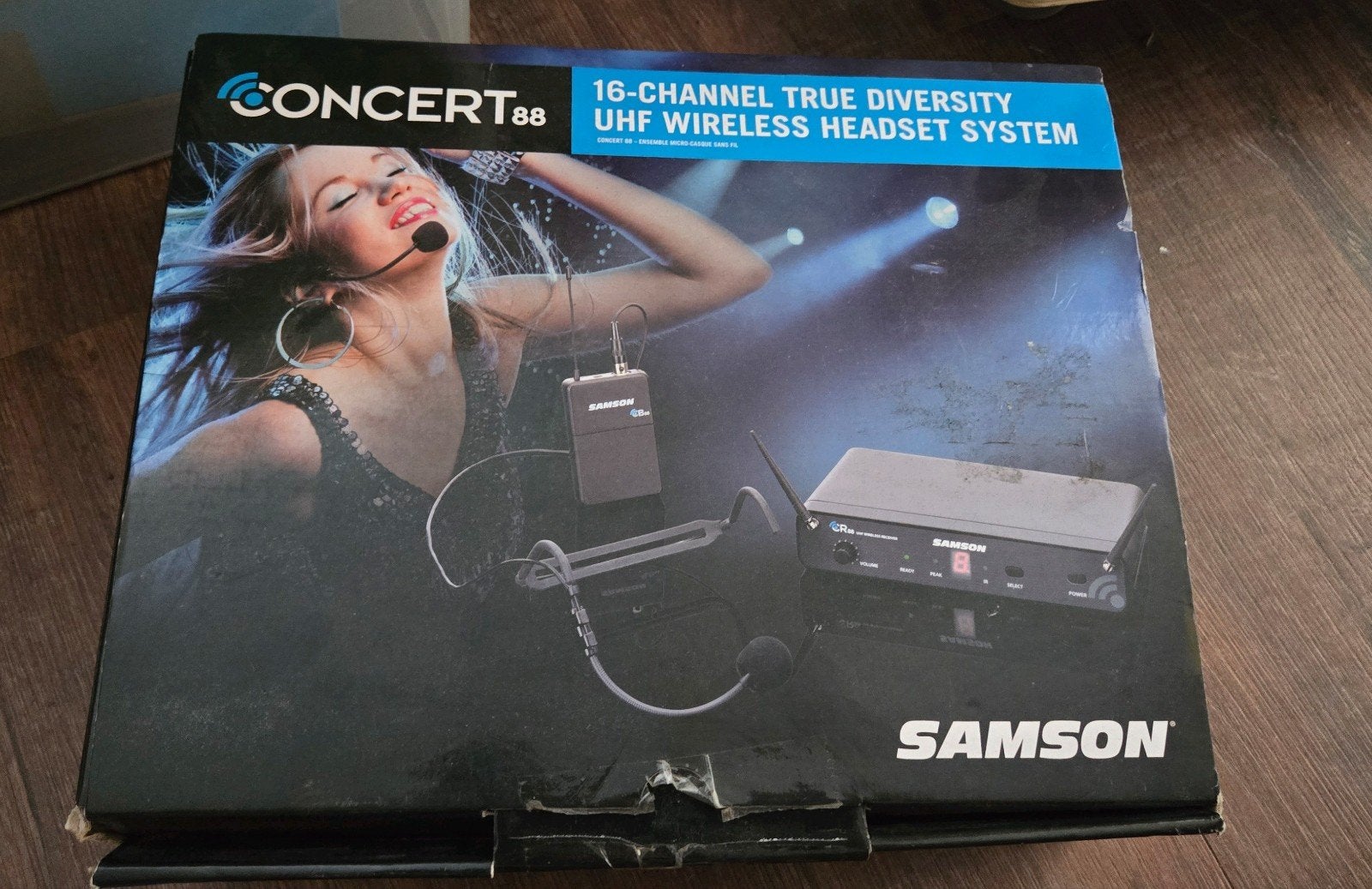 Samson concert88 16channel UHF wireless, Muziek en Instrumenten, Microfoons, Ophalen of Verzenden, Zo goed als nieuw, Zangmicrofoon