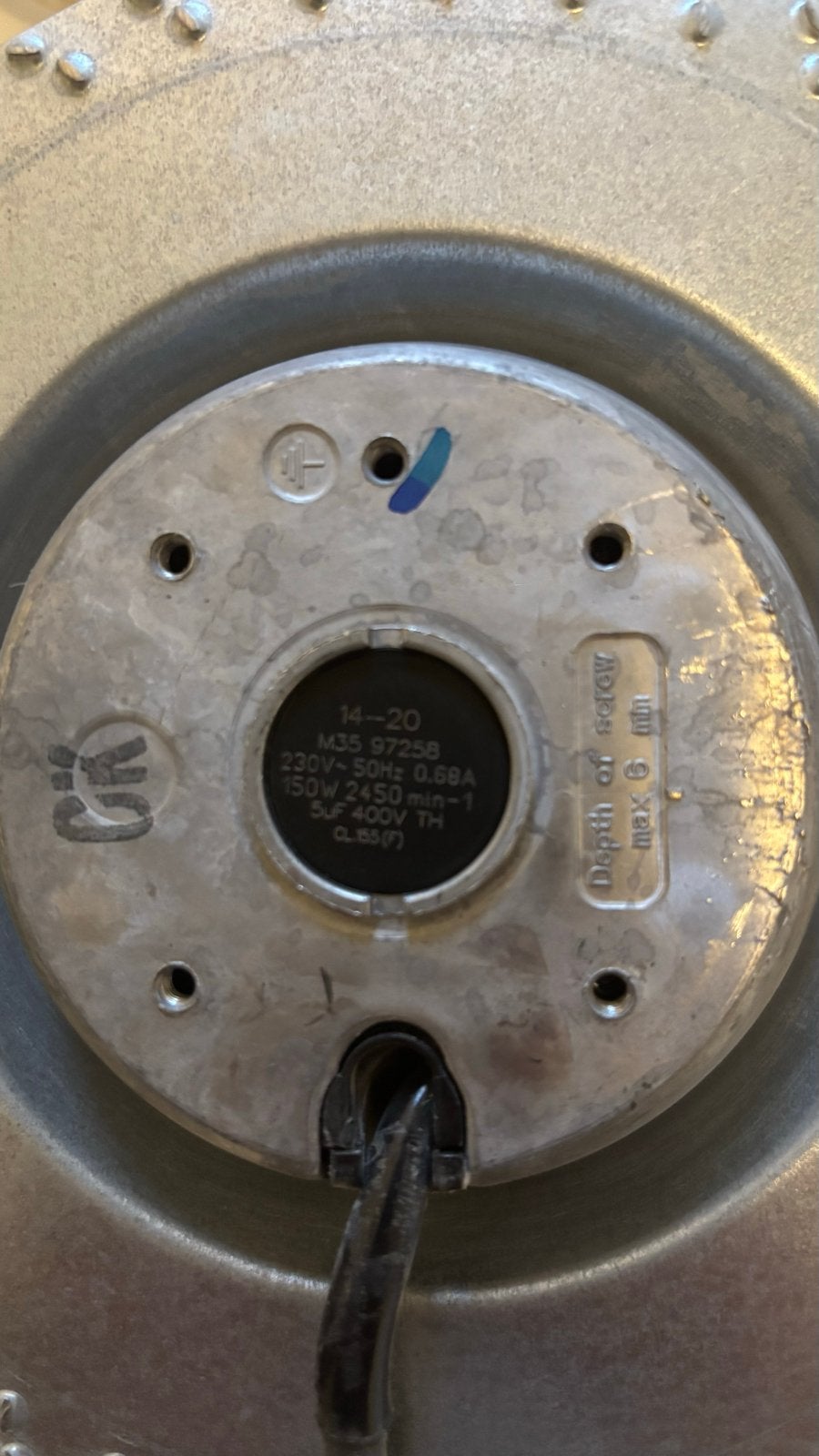 Condesorventilator-HP 1125422004, Witgoed en Apparatuur, Ophalen, Gebruikt, Overige