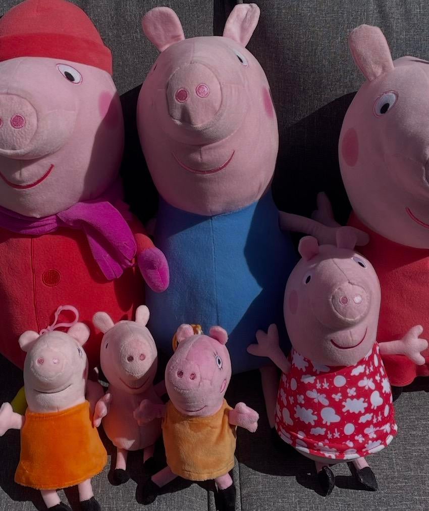Grote Peppa Pig Knuffel Collectie nieuwprijs €110,- nu 19,90, Overige merken, Overige typen, Ophalen of Verzenden, Middelgroot (20 tot 80 cm)