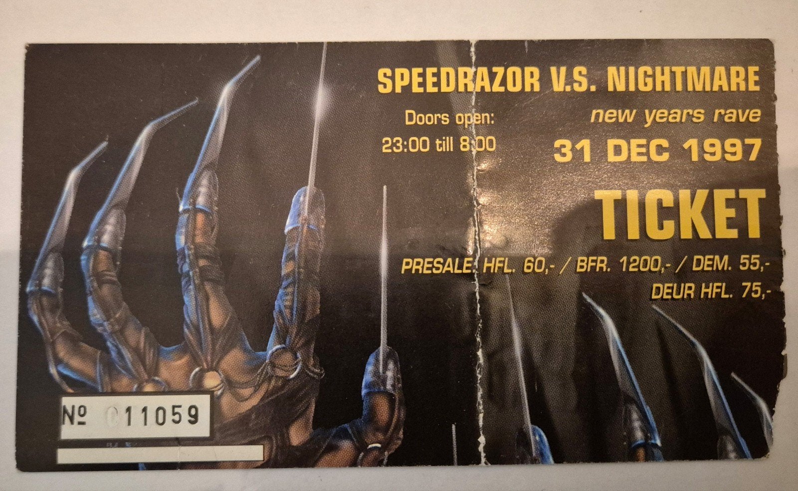 Speedrazor VS nightmare ticket, Ophalen of Verzenden