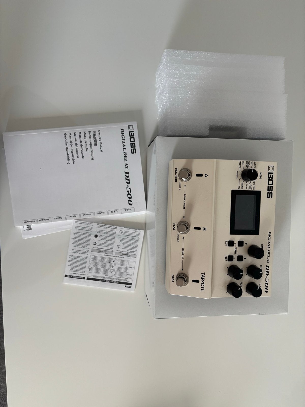 Boss DD-500 Digital Delay Pedaal - Zo goed als nieuw, Ophalen of Verzenden, Zo goed als nieuw, Delay of Echo