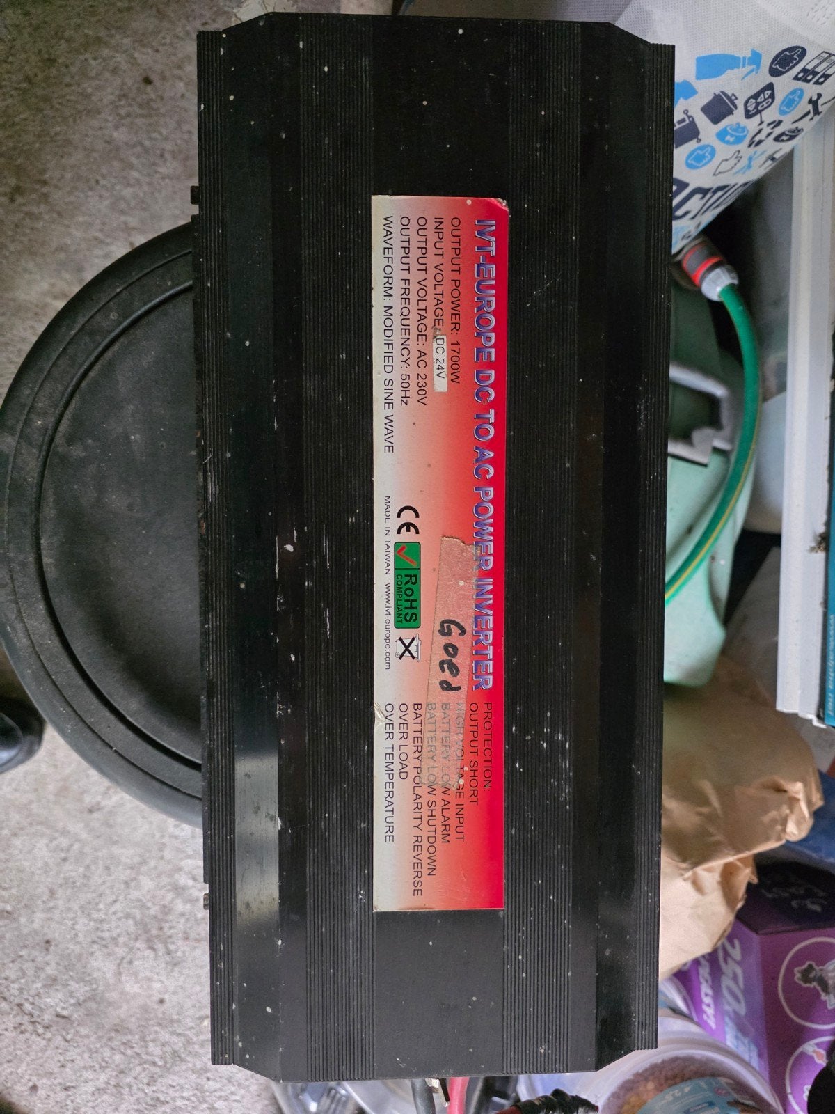 Omvormer 1700W 24V, Ophalen of Verzenden, Gebruikt, DAF, Elektronica en Kabels