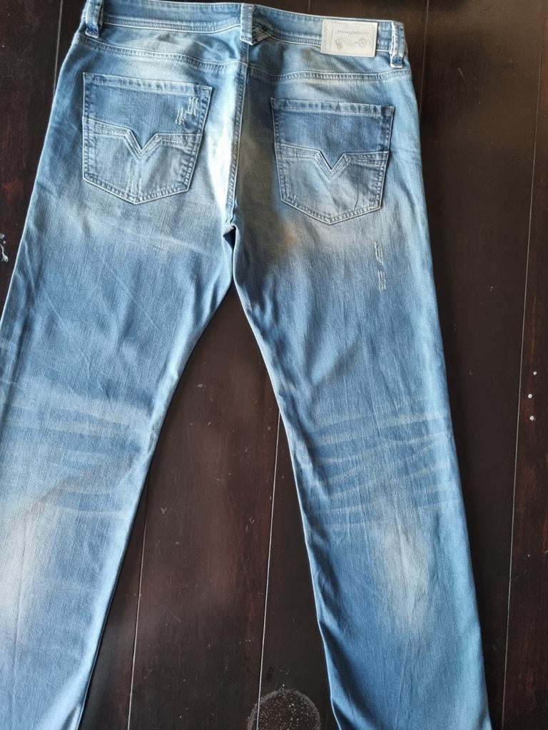 ZGAN CLASSIC DIESEL LARKEE REGULAR STRAIGHT STRETCH 36/32!!!, W36 - W38 (confectie 52/54), Diesel, Blauw, Ophalen of Verzenden