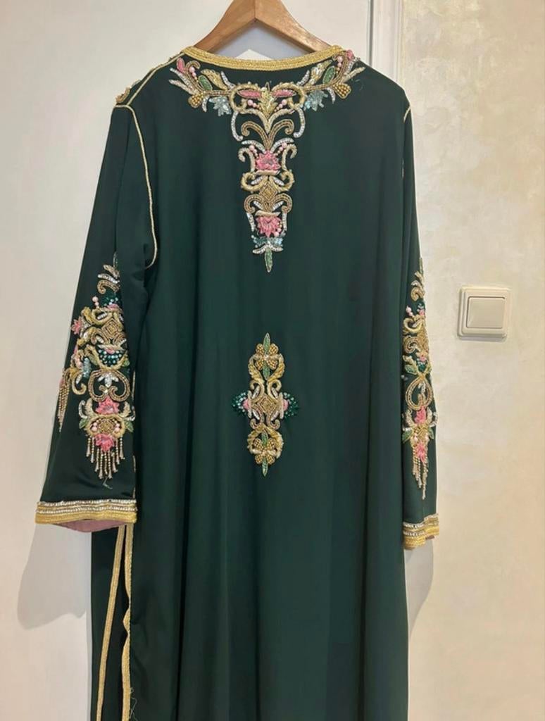Marokkaanse jurk (Tackshita), Maat 42/44 (L), Ophalen of Verzenden, Zo goed als nieuw, Onder de knie