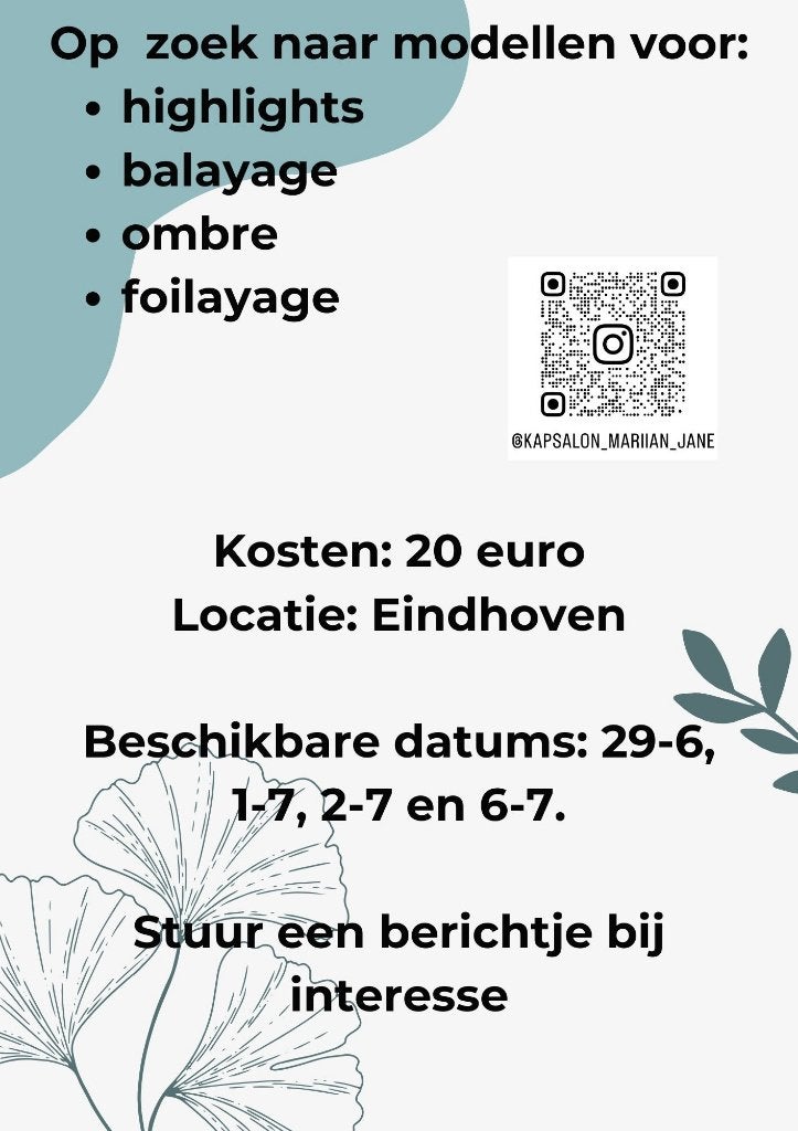 Gezocht: model kapper, 33 - 40 uur, Overige niveaus, Starter, Overige vormen