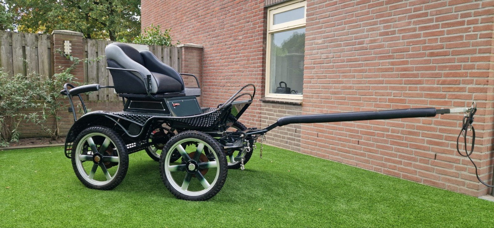 Marathonwagen pony tot 1,38 m enkel & dubbelspan, Dieren en Toebehoren, Marathonwagen