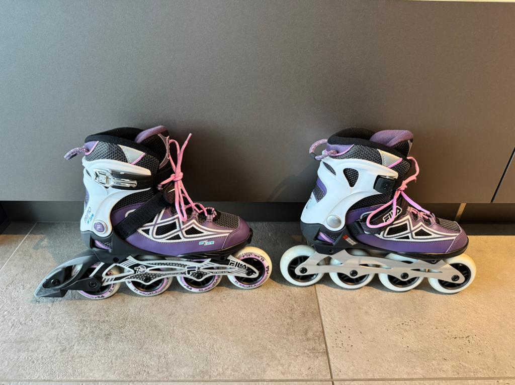 Dames skeelers merk Fila, Sport en Fitness, Skeelers, Ophalen of Verzenden, Zo goed als nieuw, Dames