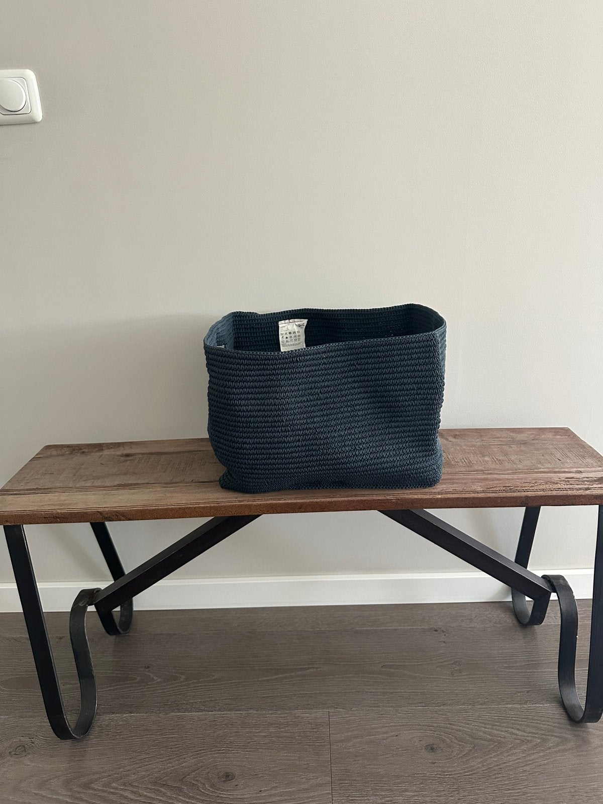 Handgemaakte opbergmand, Nordrana, Huis en Inrichting, Woonaccessoires | Schalen en Manden, Overige materialen, Mand, Ophalen of Verzenden