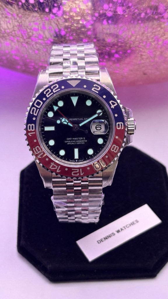GMT Master II Pepsi 126710BLRO Jubilee Oyster, Ophalen, DW, Waterdicht, Denniswatchesnoreply@kpn.nl