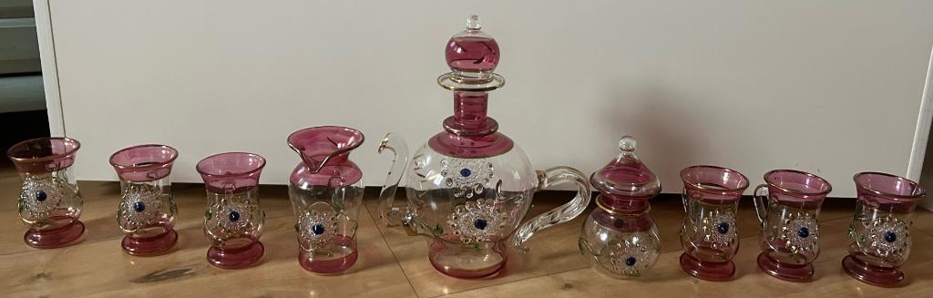 Thee servies van glas, Overige typen, Ophalen of Verzenden, Overige stijlen, Glas