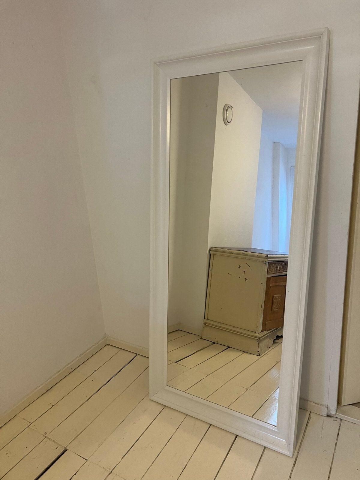Grote spiegel 75x165 cm in goede staat, Ophalen, Zo goed als nieuw, 75 tot 100 cm, 150 tot 200 cm