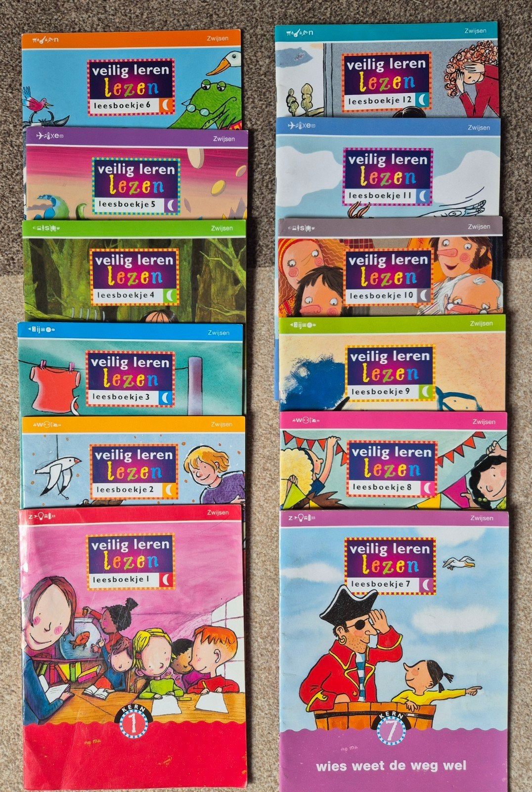 Veilig Leren Lezen Leesboekjes 1-12 Zwijsen, Ophalen of Verzenden, Gelezen, Overige niveaus, Nederlands