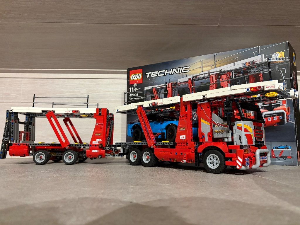 Car Transporter 42098 Lego Technic, Ophalen, Inclusief instructies, Lego, Zo goed als nieuw