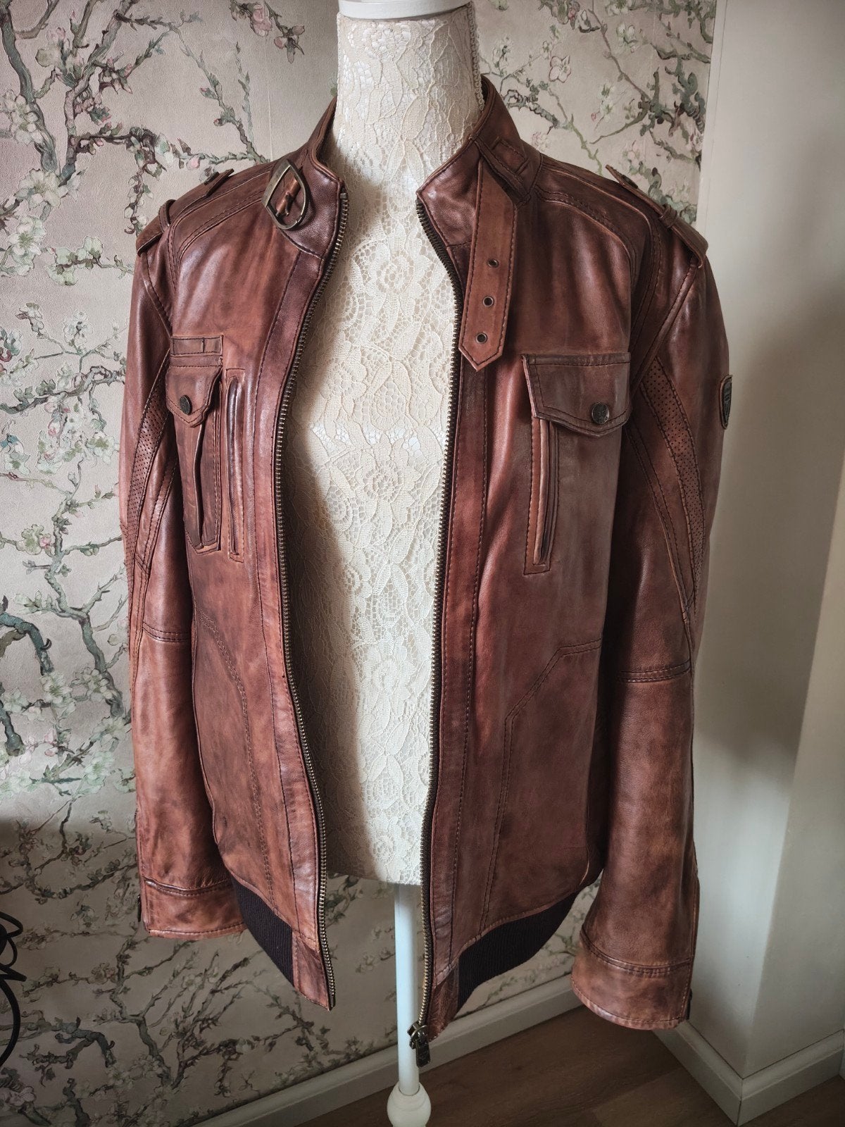 PME Legend leren jas heren maat L bruin-nieuw, Maat 52/54 (L), PME LEGEND, Bruin, Nieuw