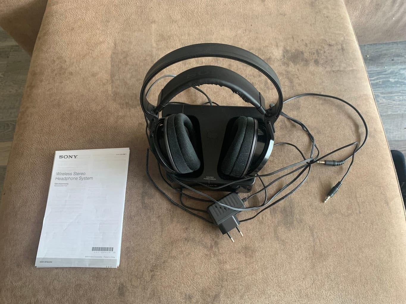 Sony draadloos stereo koptelefoon systeem, Gebruikt, Overige typen, Ophalen of Verzenden, Sony
