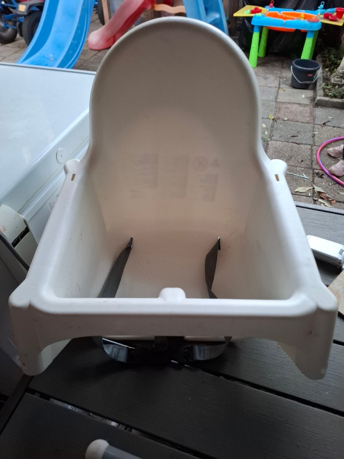 IKEA Antilop kinderstoel met eetblad, Ophalen, Gebruikt, Overige typen, Afneembaar eetblad