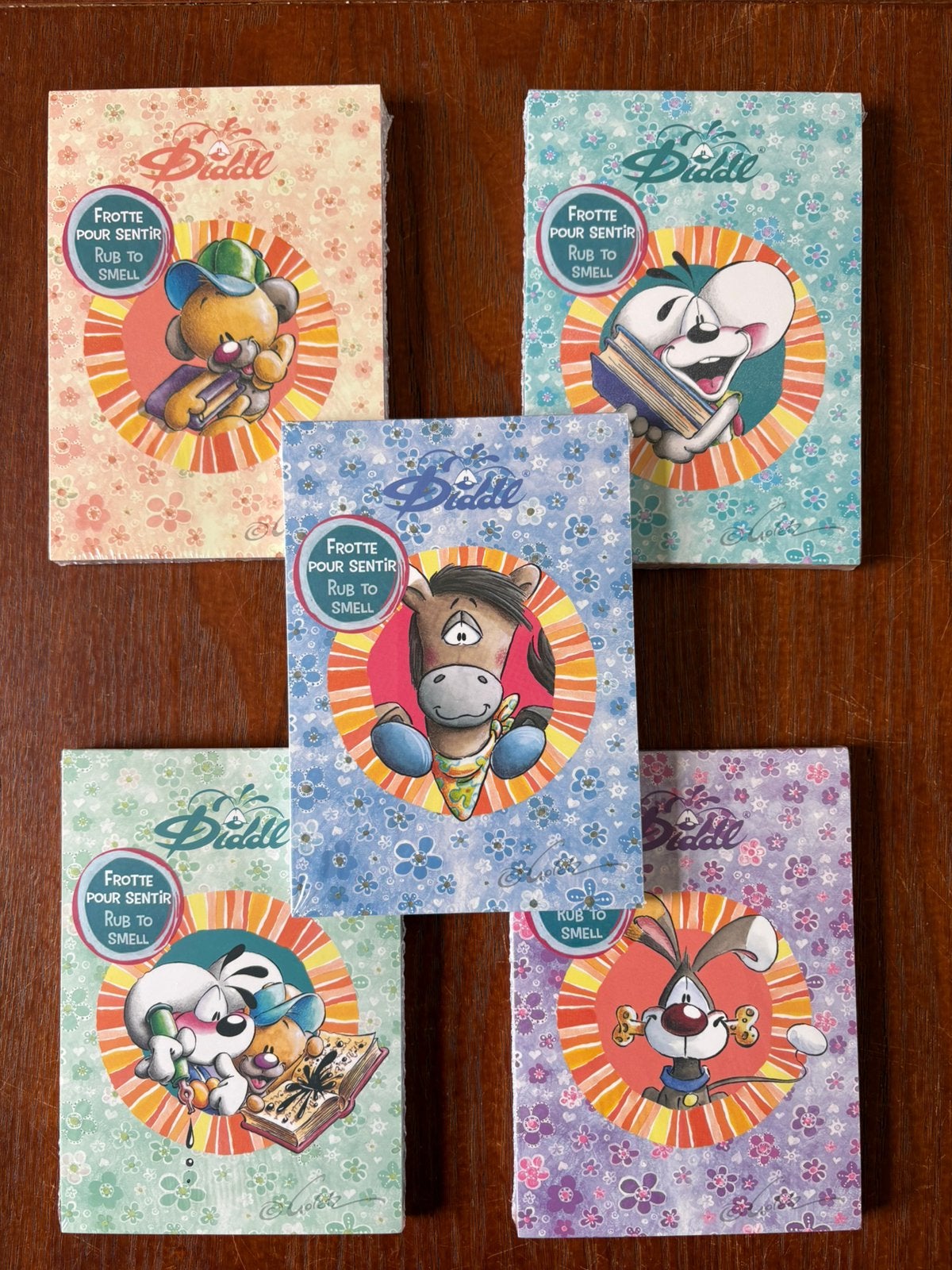 Diddl blokken 5 stuks, Verzamelen, Diddl, Ophalen of Verzenden, Diddl, Nieuw, Papier, Kaart of Schrift