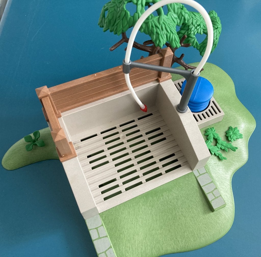 playmobil paarden wasbox, Ophalen of Verzenden, Gebruikt