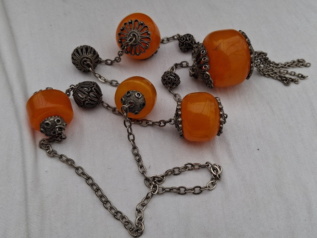 Vintage ketting, Sieraden, Tassen en Uiterlijk, Antieke sieraden, Verzenden, Overige materialen, Ketting