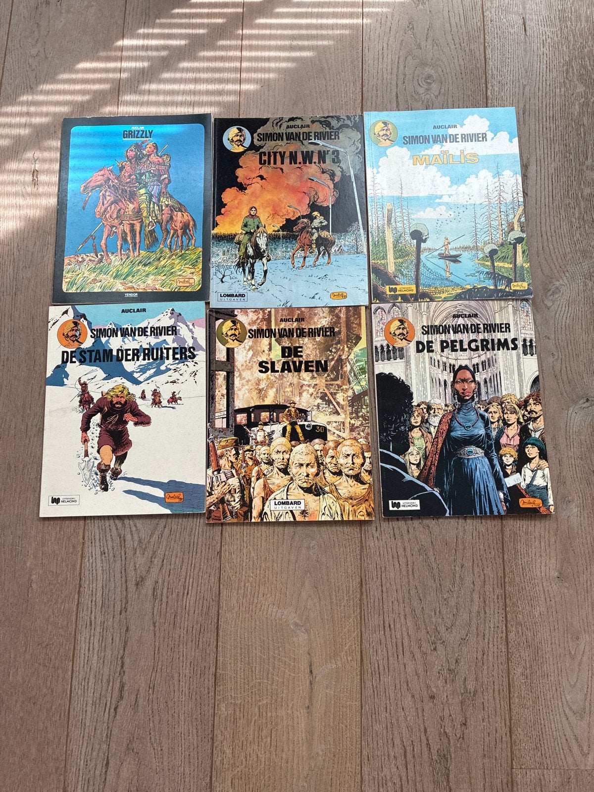 6 stripboeken van Simon van der Rivier - Diverse titels, Boeken, Meerdere stripboeken, Ophalen of Verzenden, Gelezen