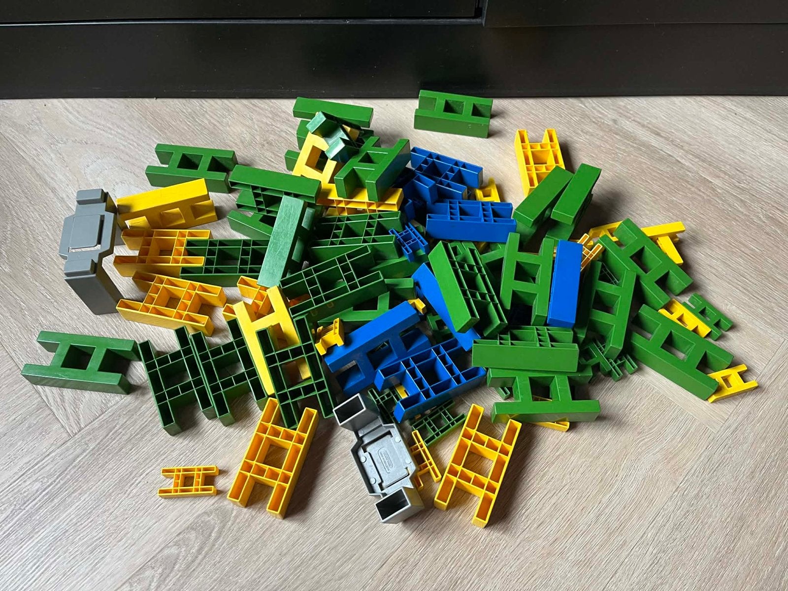 95 delig vintage Lasy bouwconstuctie speelgoed, Ophalen of Verzenden, Zo goed als nieuw, Overige merken