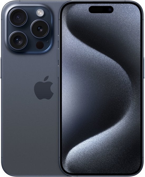 iPhone 15 Pro Max 256GB Blue Titanium + Mous case, Blauw, IPhone 15 Pro Max, Zo goed als nieuw, Ophalen