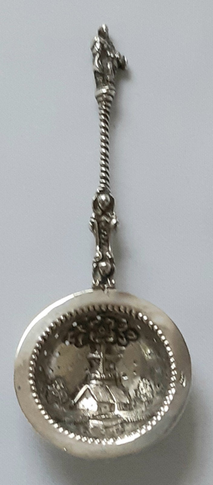 Antieke Zilveren Theezeef P. v.d. Woude Sneek 1900, Ophalen of Verzenden