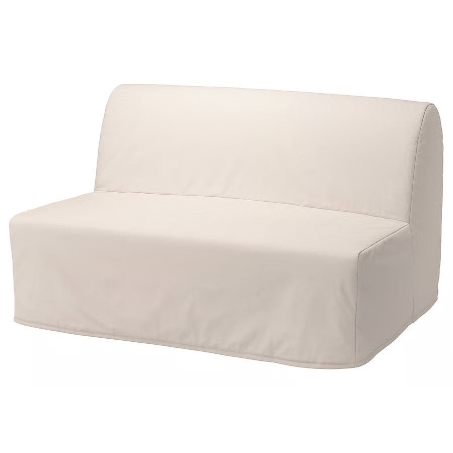 Ikea Lycksele 2-zits slaapbank, Ophalen, Tweepersoons, Zo goed als nieuw, Crème
