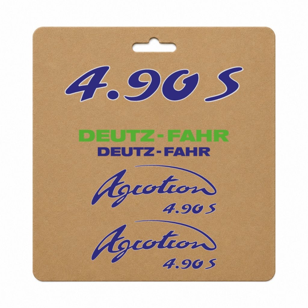 Vervangende Stickers Deutz Agrotron 4.90 - 4.95, Verzenden