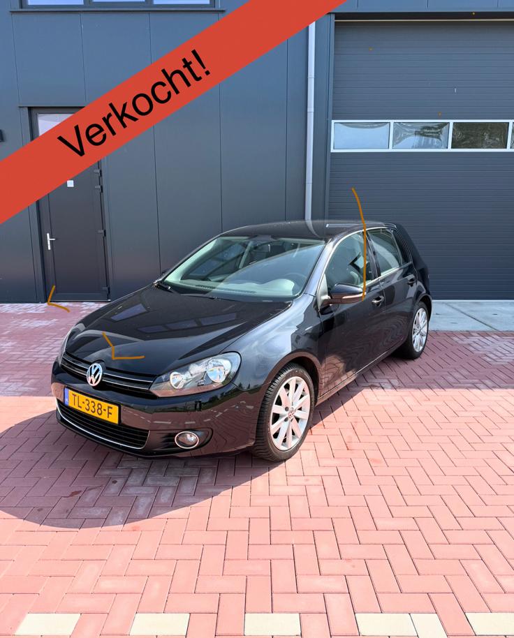 Volkswagen Golf 1.4 TSI 90KW DSG 2009 Zwart, Electronic Stability Program (ESP), 4 cilinders, Bedrijf, 650 kg