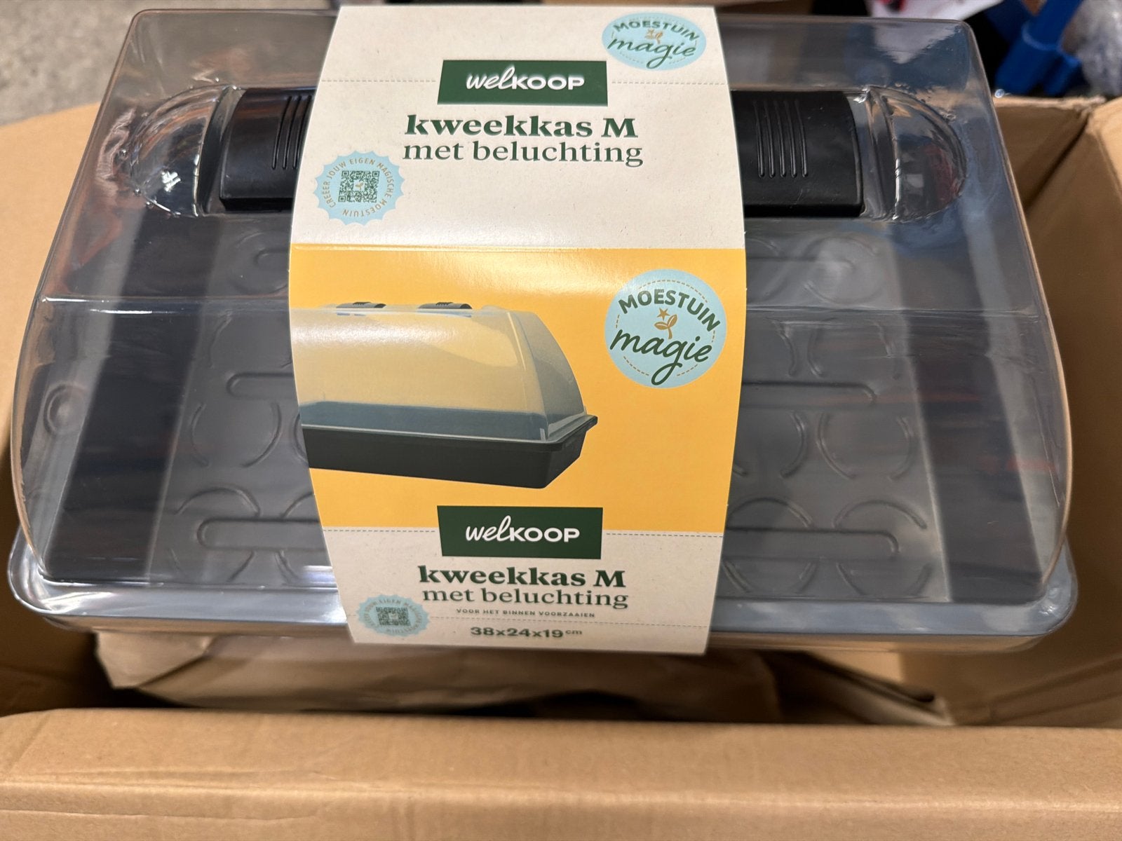 Welkoop Kweekkas M met beluchting - Nieuw in doos, Ophalen of Verzenden
