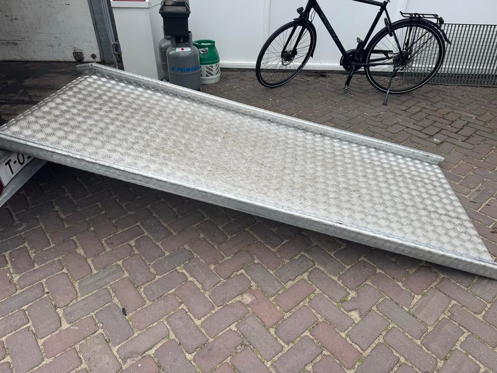 Stevige aluminium rijplaat, Ophalen of Verzenden, Gebruikt