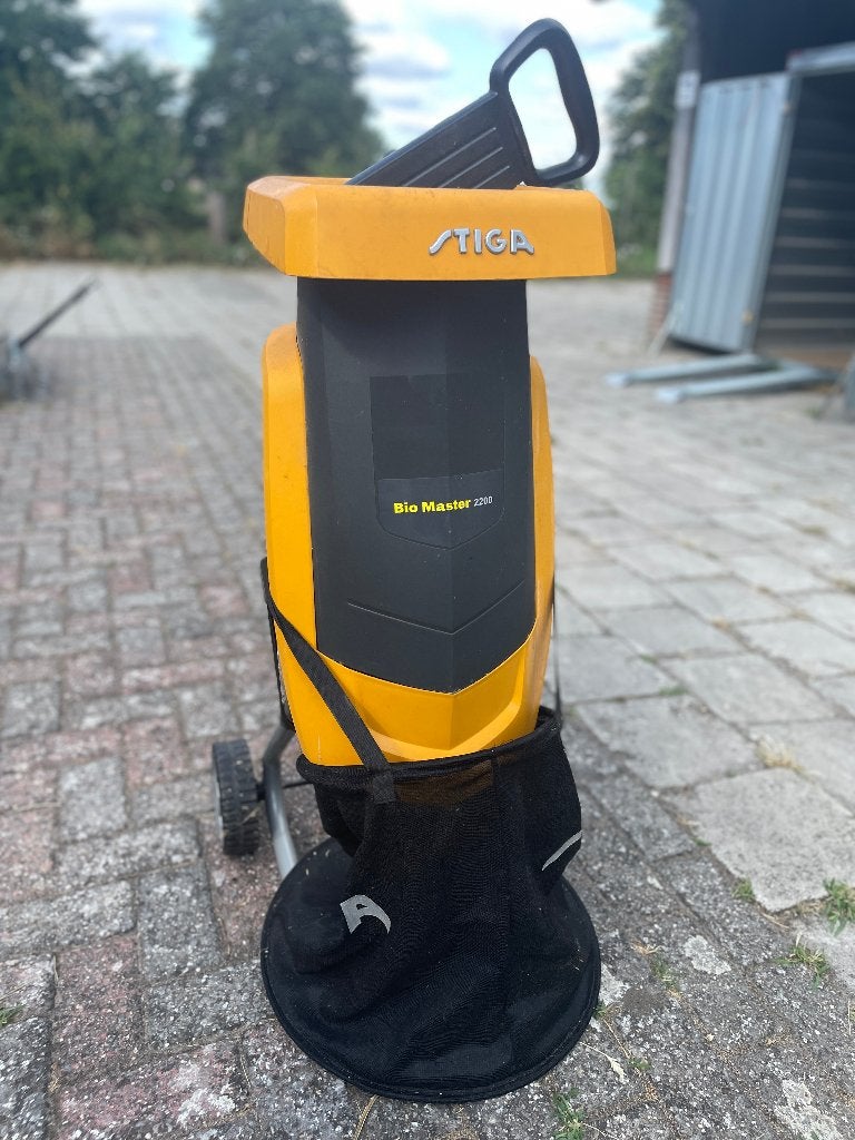 STIGA Bio master 2200 hakselaar, Ophalen, Gebruikt, Stiga, Met opvangzak