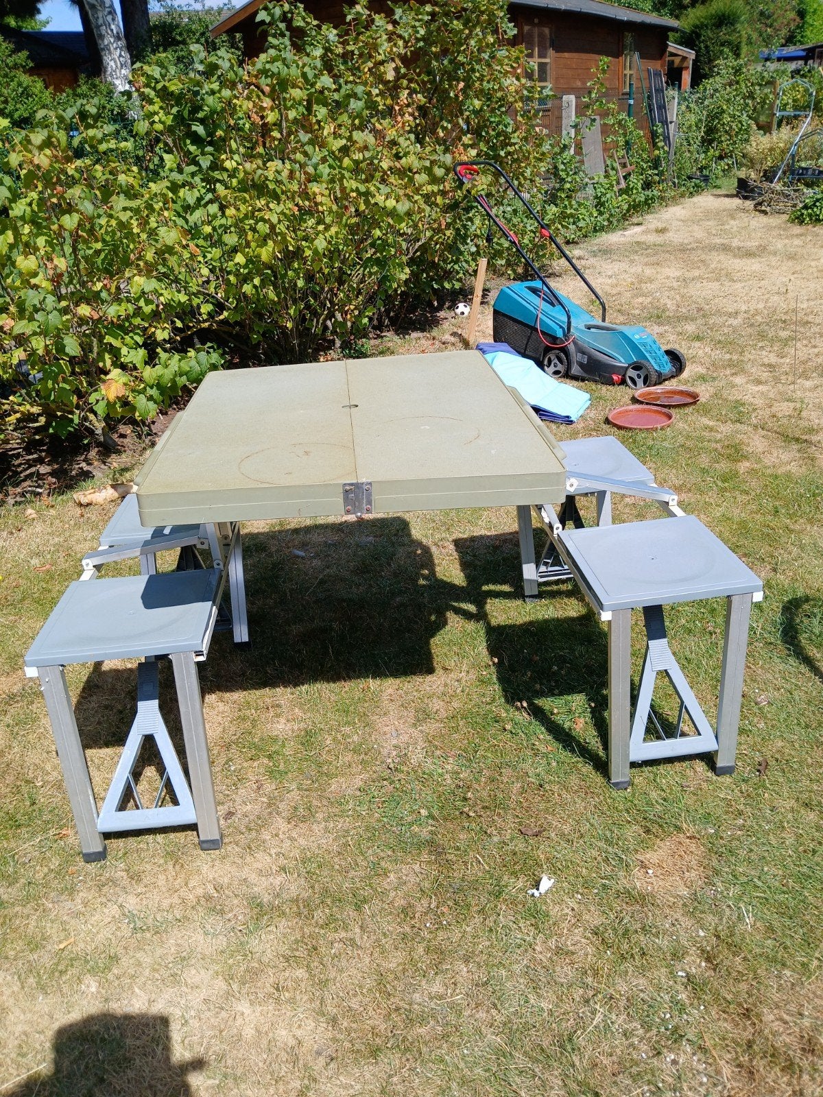 Inklapbare picknicktafel voor 4 personen, Caravans en Kamperen, Ophalen