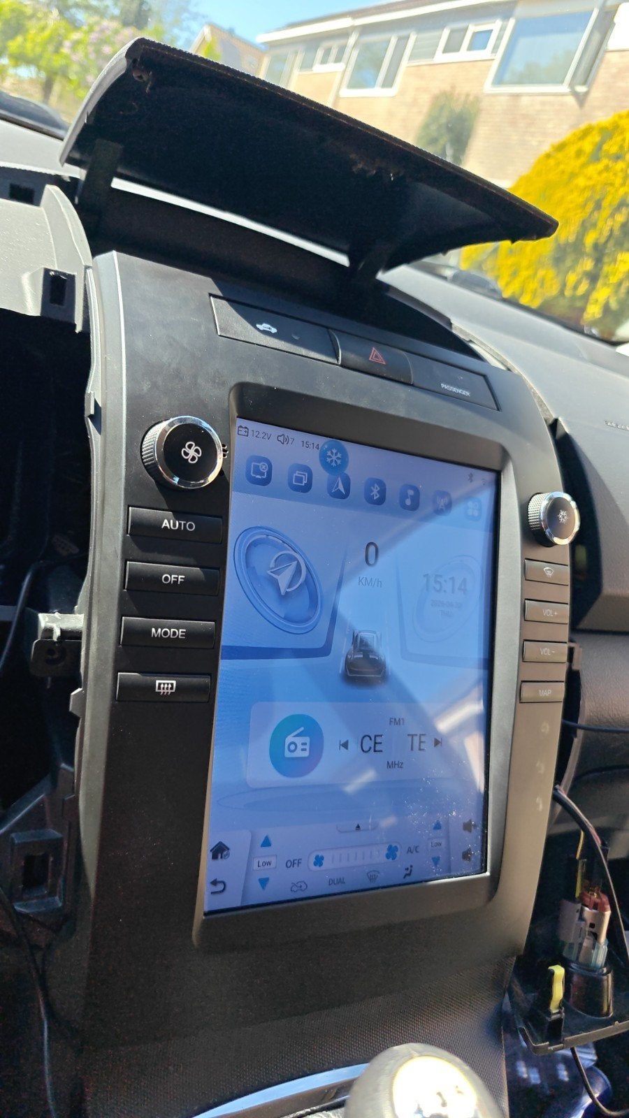 Tesla style Android 13 Auto Radio voor Toyota Corolla Verso, Ophalen of Verzenden, Zo goed als nieuw