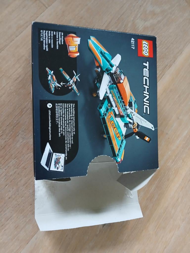 Lego Technic 42117 Race Plane - Nieuwstaat, geopende doos, Nieuw, Ophalen of Verzenden, Technic, Complete set
