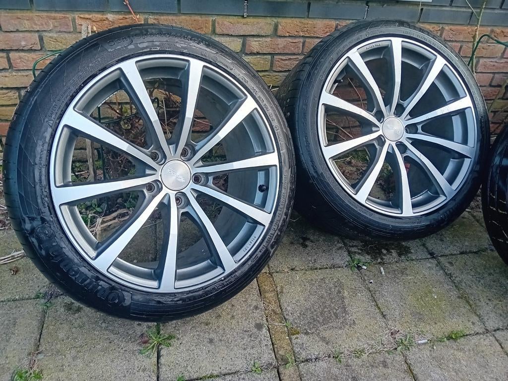 20 inch breedset 9,5J&11J BROCK velgen Porsche, Ophalen of Verzenden
