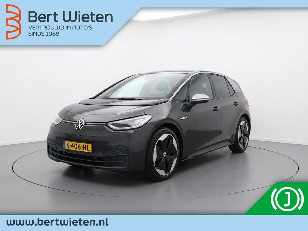 Volkswagen ID.3 First Max 58 kWh | Panoramadak | HUD | Adap, Auto's, Gebruikt, Zwart, Automatische klimaatregeling, Origineel Nederlands