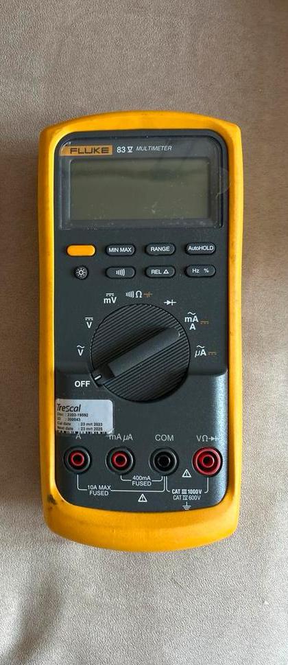 Fluke 83v Multimeter, Doe-het-zelf en Verbouw, Meetapparatuur, Ophalen of Verzenden, Gebruikt, Multimeter