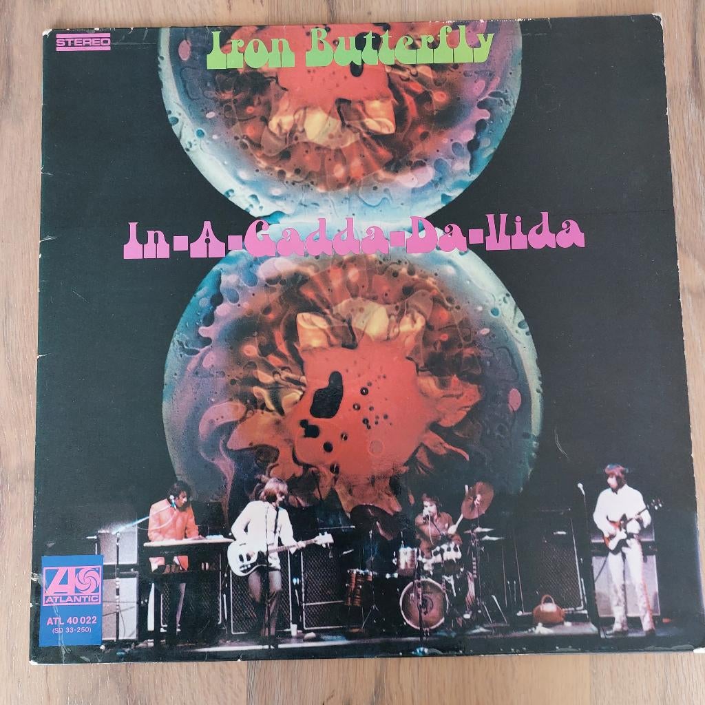 LP Iron Butterfly – In-A-Gadda-Da-Vida, Ophalen of Verzenden, Gebruikt, 12 inch, Overige genres