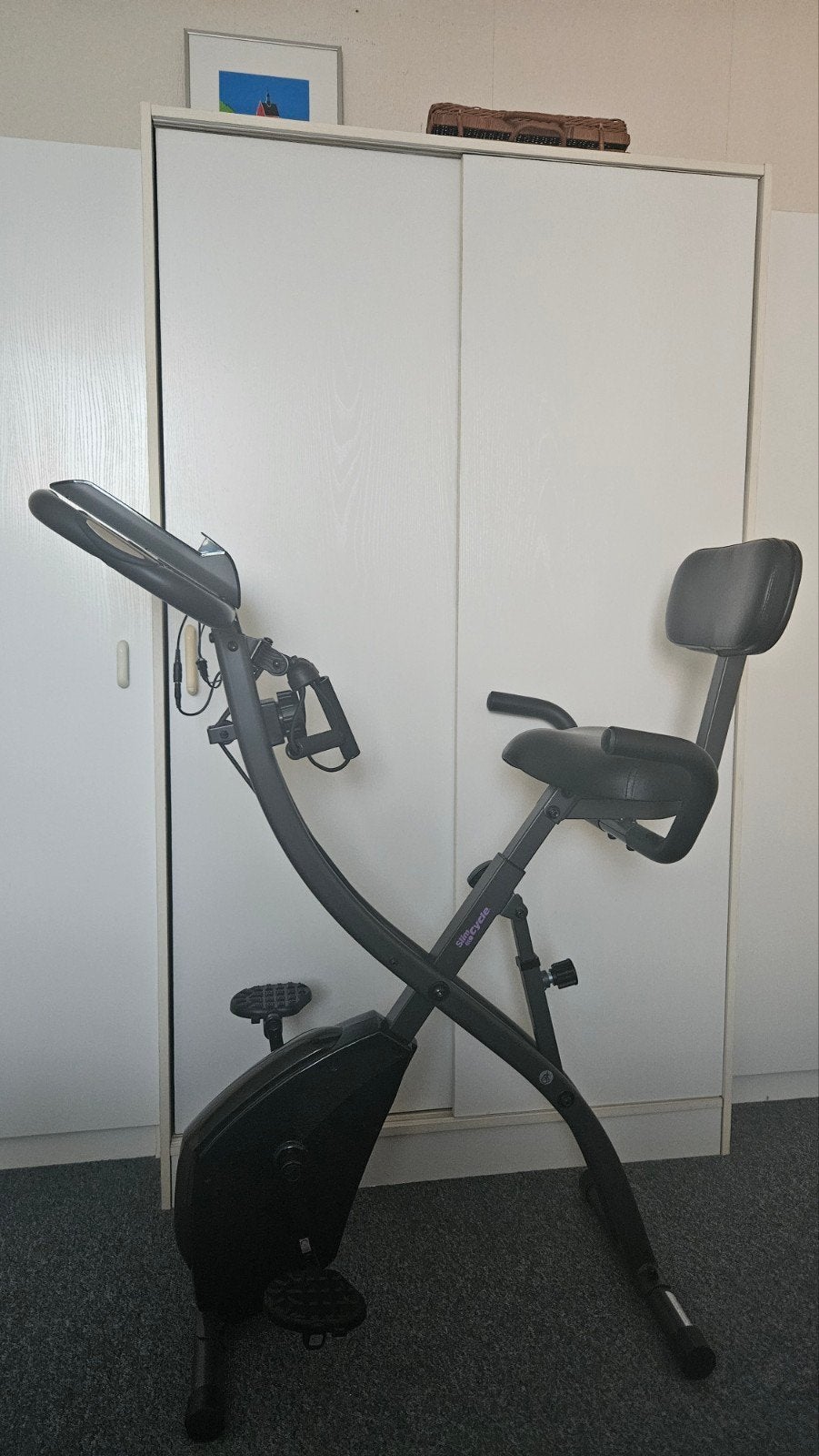 Slim Cycle Hometrainer 3 in 1- Compact en Veelzijdig, Ophalen, Armen, Hometrainer