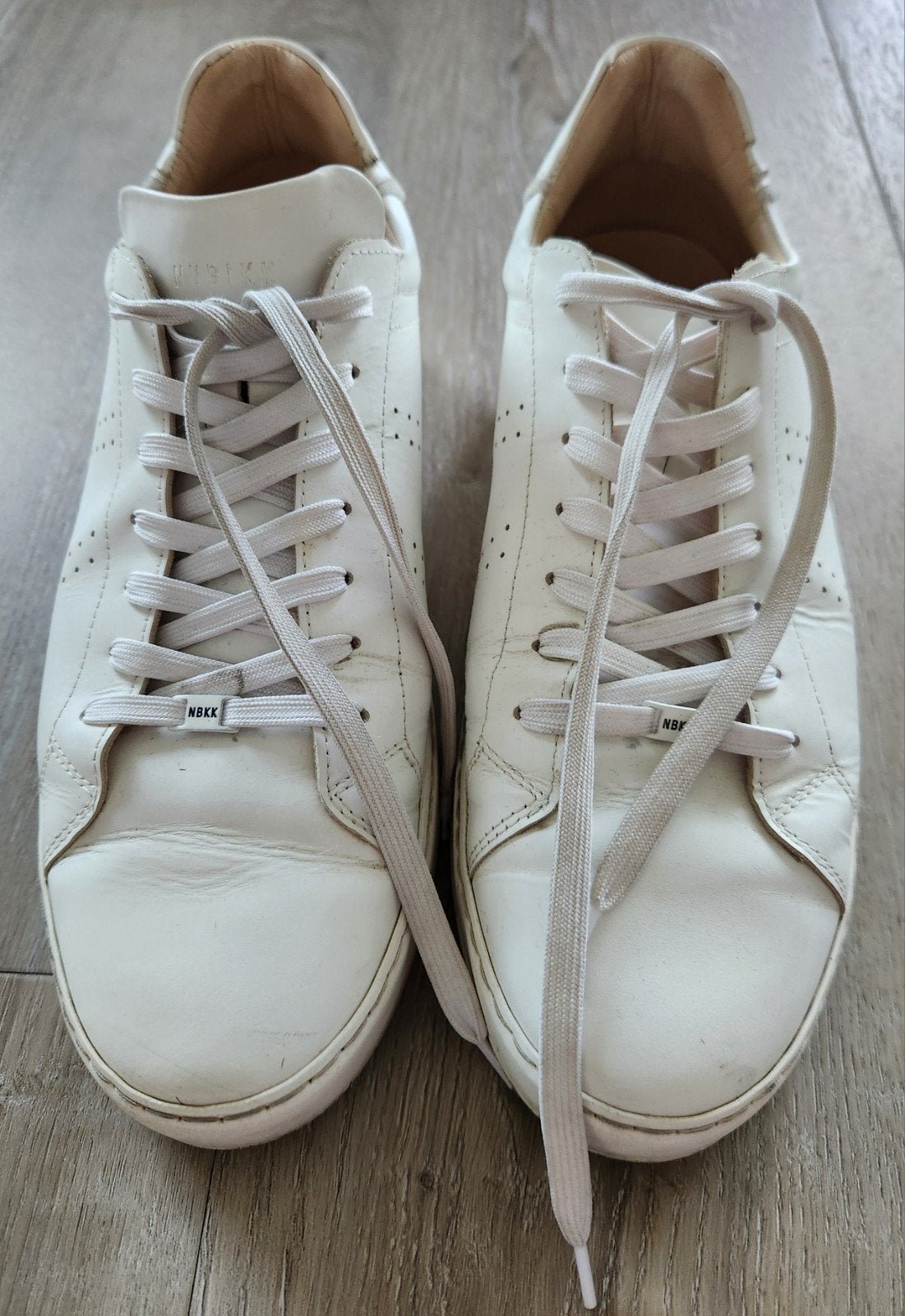Herenschoenen, kleur wit, maat 43, merk nubikk, Nubikk, Wit, Ophalen of Verzenden, Sneakers of Gympen